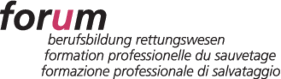 FORUM - Berufsbildung Rettungswesen - Logo, zur Startseite FORUM - Berufsbildung Rettungswesen - Logo, zur Startseite